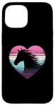 iPhone 15 Horse Heart - Vintage Horse Riding Horseback Lover Case