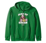 Killer Klowns from Outer Space Jojo's Ice Scream Chest Logo Zip Hoodie