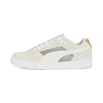 PUMA Mixte Rbd Game Low Translucide Basket, Vapor Gray Dusty Tan Gold White, 40.5 EU