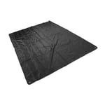 Housse de protection pour ensemble de batterie, rev&ecirc;tement argent&eacute;, tissu Oxford 420D, housse anti-poussi&egrave;re pour meubles pliants, pour int&eacute;rieur et ext&eacute;rieur, noir