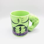 Super Hero Cup Keramik Beefcake Muskulös Design Kreativ Mugg 3D Tecknad Dricksmjölk Kaffekopp För Barn Fans Hulk