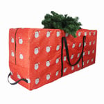 Christmas Tree Storage Bag Multipurpose Dammtät Finishing Bag för utomhusbruk Red