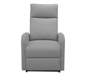 Fauteuil relax MALCOLM tissu gris