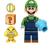 Rakennussetti Super Mario Luigi hahmo HeroBricks, 5cm