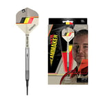 Target Darts Unisex Dimitri Van Den Bergh Dream Maker G1 90% Tungsten Tip Set Soft Darts, Sand, Black, Yellow and Red, 19G UK