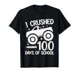 100 Days of School Monster Truck 100th Day of School Boys T-Shirt