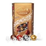 Lindt LINDOR Assorted Chocolate Truffles Box - approx. 48 Balls, 600g - ideal