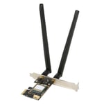 PCIe Network Adapter RTL8822CE 2.4G 5G Dual Band 1200Mbps BT 5.0 PCIEx1 Desk Kit