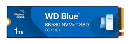 WESTERN DIGITAL – WD SSD Blue SN580 1TB PCIe Gen4 NVMe (WDS100T3B0E-00CHF0)