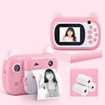 yanzz Mini Appareil Photo numérique pour Enfants Appareil Photo Imprimable Appareil Photo numérique Thermique Dessin animé Jouet Appareil Photo imprimante Appareil Photo pour Enfants