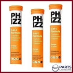 PHIZZ ORANGE 3-IN-1 HYDRATION ELECTROLYTES AND VITAMINS EFFERVESCENT TABLETS 3x