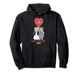 Chucky & Tiffany Chucky Gets Lucky Valentine Pullover Hoodie