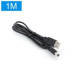 Rallonge d'alimentation CC,port USB vers 5.5x2.1mm,5.5x2.5mm,0.5 m,1m,2m - Type Or