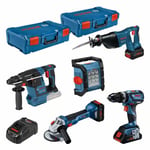 Bosch Verktygspaket 18V GSB/GWS/GBH/GSA/GLI