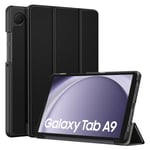 NICE Slim Light Cover - (Black)  Hard Shell Folio Case for Galaxy Tab A9 8.7   (SM-X110  & X115)