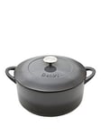 Denby Halo 26Cm Cast Iron Round Casserole Pot