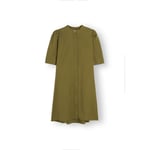 Billie Low Collar Dress - Army