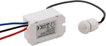 1 Pièce Commutateur de capteur Infrarouge, Mini détecteur de Mouvement Infrarouge pour Installation intérieure, détecteur de Mouvement intégré 220 V, portée de détection 8 m à 360°