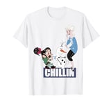 Disney Wreck-It Ralph 2 Elsa Olaf Vanellope Chillin T-Shirt