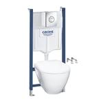 Grohe Solido Compact Toalettpakke Med sisterne og trykknapp - 38973000