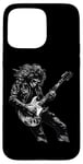 Coque pour iPhone 15 Pro Max Skeleton Guitar Guy Rock And Roll Band Rock On