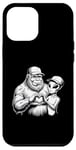 Coque pour iPhone 12 Pro Max Funny Cryptid Bigfoot Alien Love Valentine Monster Femme Homme