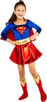 Rubie's 882314S000 Superman Supergirl Kids Fancy Dress, Red, S-Age 3-4