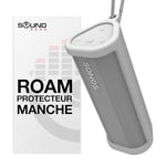 Sound bass Étui de Protection en Silicone Robuste pour Sonos Roam & Roam SL | Blanc | Protégez Votre Haut-Parleur Bluetooth sans Fil en utilisant Cette Housse/Housse