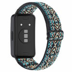 Huawei Band 8:lle Bohemian Style Elastinen Nylon Älykellon rannekello Kellon rannekkeen vaihto