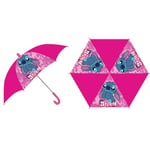 LILO ET Stitch, Parapluie, Disney, Motif, Imprimé, Personnage, Coloré, Pluie, Protection, Accessoire, Léger, Résistant, Pliable, Compact, Fille, Garçon, Modèle LIL24-2635-TU-36 CM