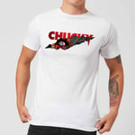 Chucky Tear Men's T-Shirt - White - 5XL - White