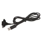 Contrôleur De Jeu Usb Noir Câble De Charge Contrôleur Sans Fil Manette De Jeu Câble D'alimentation Chargeur Pour Xbox 360