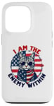 Coque pour iPhone 13 Pro I Am The Enemy Within Harris Trump Funny US Election 2024