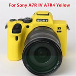 Étui en silicone souple pour appareil photo Sony A7R4 A7R5 A7figured A7R3 A7Inter A7ltA7R II III IV V figuré - Type A7RIV A7R4 Yellow