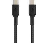 BELKIN Braided USB Type-C to USB Type-C Cable - 1 m, Black