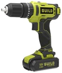 Guild 2.0AH Cordless Combi Drill and Impact Driver - 18V