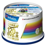 50 Verbatim Blank DVD Discs 4.7GB 16x DVD-R 120min VHR12JP50V4