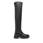 Over-knee boots Geox D Iridea H D16HRH 0KB43 C9999 Svart