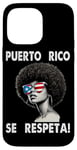 iPhone 14 Pro Max Puerto Rico Se Respeta Afro Boricua PR Flag Protest Case