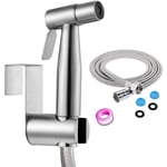 Toalett Bidet Sprayer Och Rostfritt Stål Toalett Bidet Sprayer Bidet Sprayer Kit Lätt Att Installera Med 1,5m Fjäder Dusch Slang Och Hängare