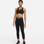 Nike Pro 365 Crop Tights Svart | Långa Reflex Tights för Löpning och Träning - Handla nu på Loparshop.se!