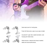 Bass Guitar Tuning Peg Bass Guitar Tuner 2R 2L Zinc Alloy 20:1 Gear Ratio For