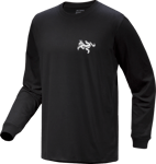 Arc´teryx Kragg SL Cotton Bird Tile LS langermet trøye herre Black/Arctic Silk X000009537 L 2025