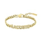 Lacoste Bracelet en chaîne pour Femme Collection SCRIPT avec cristaux - 2040063