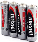 PILE R6 ZINC AA SALINE 1.5V x4 MAXELL