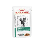 Royal Canin Veterinary Diets Cat Satiety Weight Management Gravy, 12x85 g