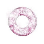 Intex - Jeux piscine - Bouée tube Glitter - Rose pailleté de