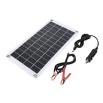 DAUERHAFT Portable Monocrystalline Silicon Solar Charger Panel 7.5W 12V for Emergency Lights for Traffic Lights for Electric Fans for Household Lights