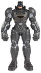 DC BATMAN - Figurine Batman 30 Cm Giant Series - Batman Figurine Articulée - Revivez Les Aventures De L'homme Masqué - Créez Vos Propres Combats Contre L'ennemi - Super Héros - Jouet Enfant 3 Ans Et +