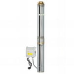 Ribiland - Pompe immergée inox 750 W 230 V, 95 m avec tableau électrique, immergeable 40 m sous l'eau - PRPGP750/95-40 - Ribiland